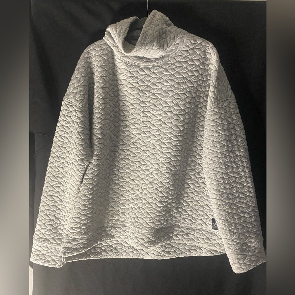 Women’s Calvin Klein Quilted Cowl Neck Performance Sweatshirt